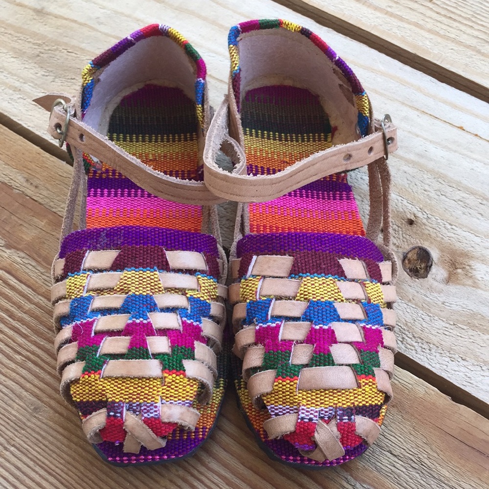 Mexican huaraches Mexican shoes size 10US GIRLS